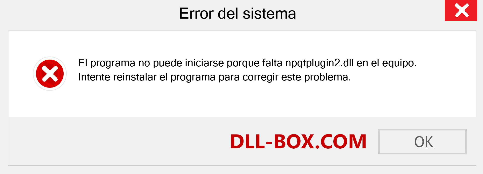 ¿Falta el archivo npqtplugin2.dll ?. Descargar para Windows 7, 8, 10 - Corregir npqtplugin2 dll Missing Error en Windows, fotos, imágenes